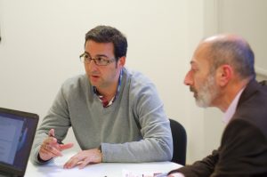 Javier Salas y Juan Carlos Santamaría. Semana del Seguro 2017