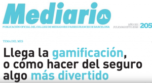 Gamificación en seguros. Mediario